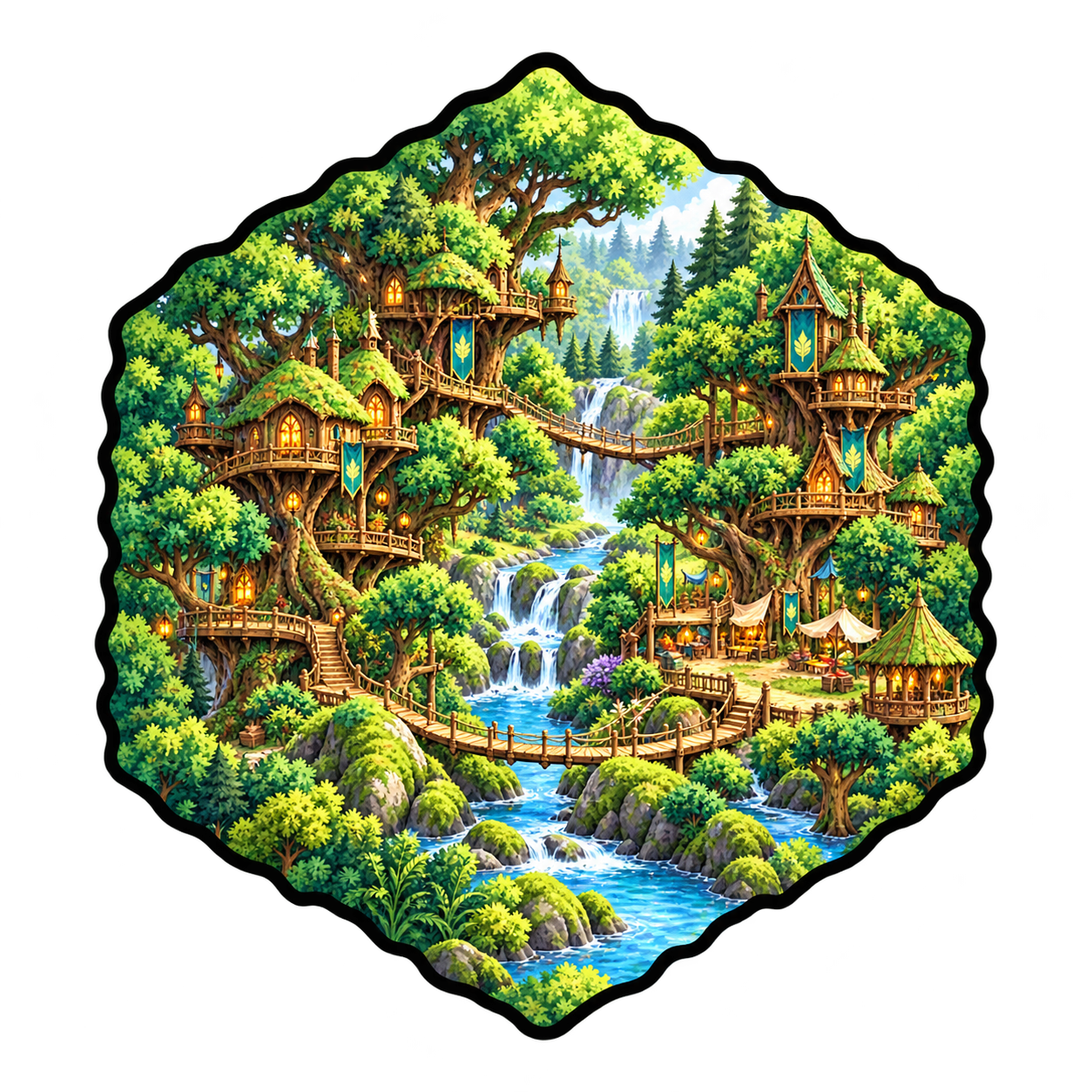 Forest Folk race territory