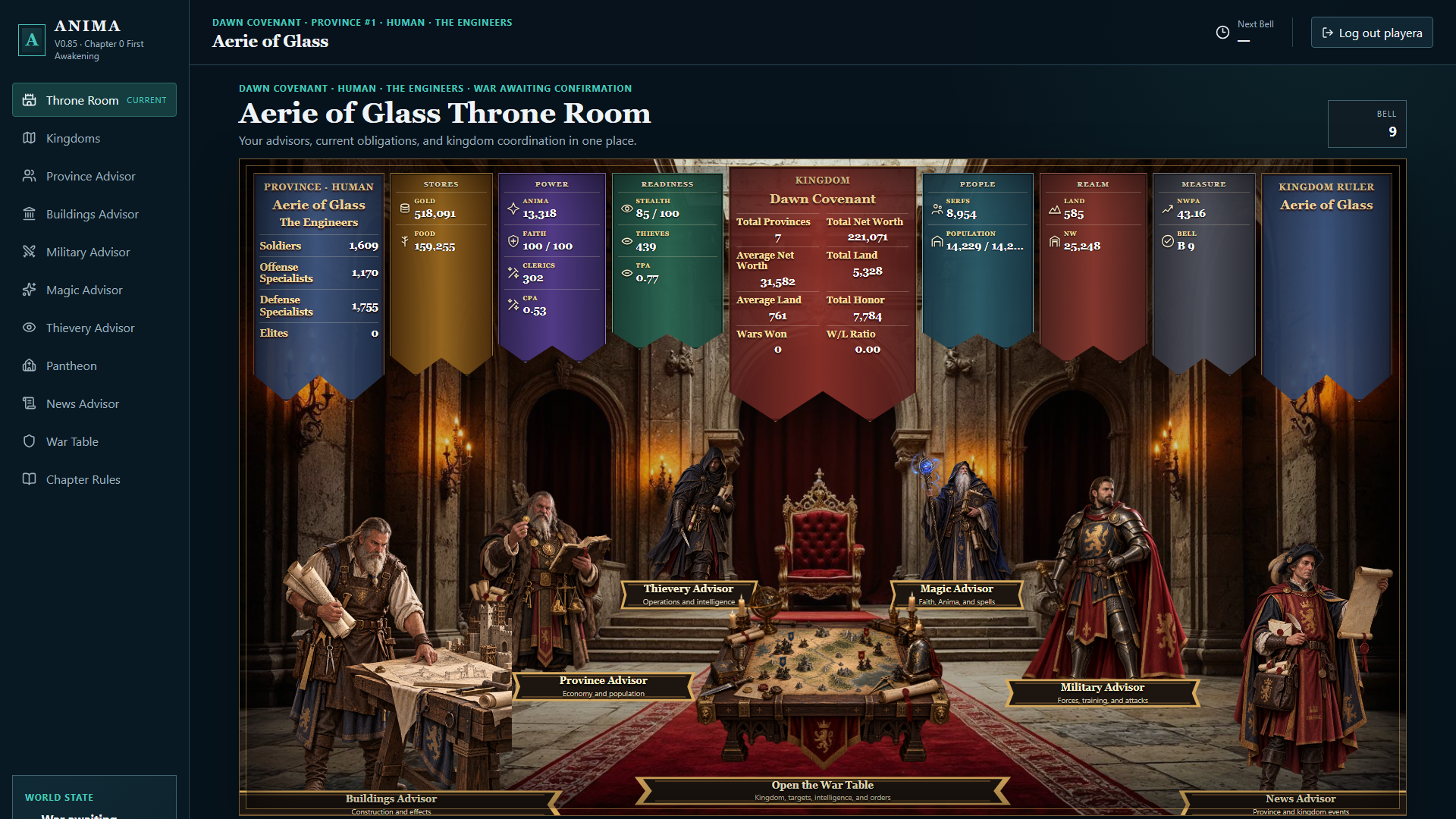 Actual Anima Throne Room